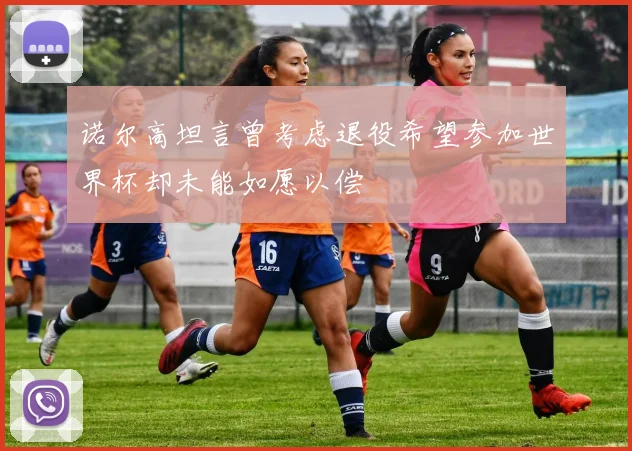 诺尔高坦言曾考虑退役希望参加世界杯却未能如愿以偿